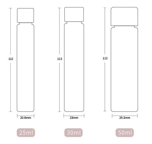 25ml 30ml 50ml plastic oral liquid bottle heat resistant enzyme beverage bottle 05